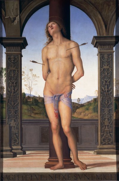 St. Sebastian by Pietro Perugino